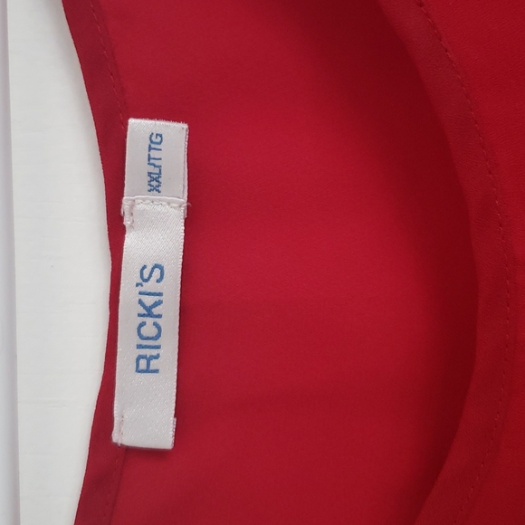 Red sheer tank top xxl from rickis - Picture 2 of 4